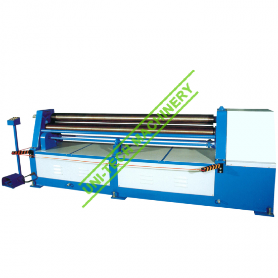 Asymmetrical 3-roller bending machine with one side prebend WR-4X2000,WR-3X2500